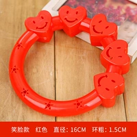 Браслет, красная погремушка, увеличенная толщина, 18см