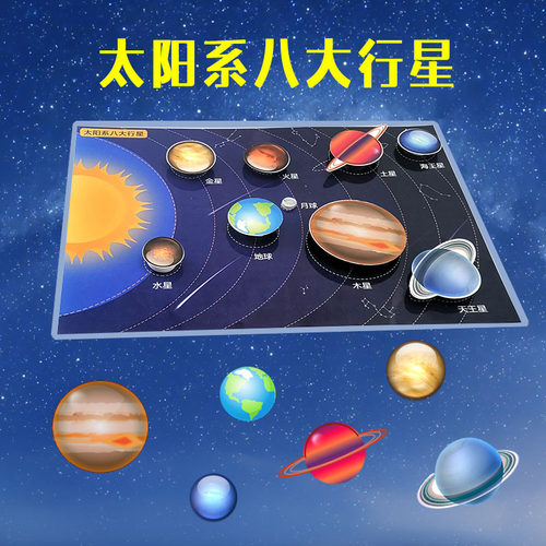 太阳系八大行星球模型幼儿园早教小学六年级diy科学小实验玩教具