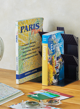 日本LIHIT LAB.喜利随心组合书立架阅读架书夹桌上书架桌面固定书本琴键书架课桌收纳学生用夹书挡板架放书夹