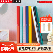 日本LIHIT LAB.喜利A4资料册文件夹透明插页学生试卷收纳袋小学生乐谱夹A3绘画本放奖状A2画册美术作品收纳册