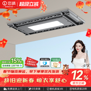 恋晴电动晾衣架隐藏嵌入式自动升降晾衣杆阳台智能晾衣机DZ-055