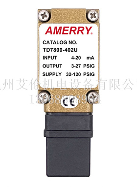 美国阿梅里Amerry 电气转换器比例阀 TD7800-402U