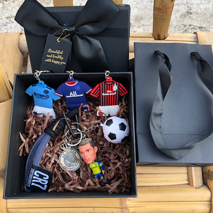 礼盒装男生友礼物C罗葡萄牙梅西阿根廷亚马尔足球球迷周边礼品