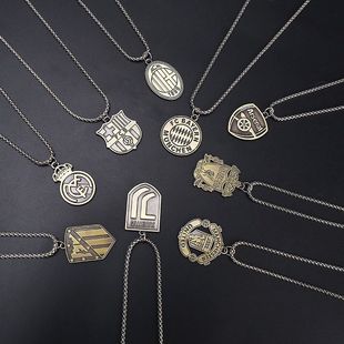 梅西C罗内马尔巴萨尤文皇马项链吊坠巴黎曼城利物浦足球挂饰挂件