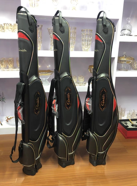 25新款伽玛海钓杆包GC-288防水大肚矶钓竿包 1.4米远征竿包渔具包
