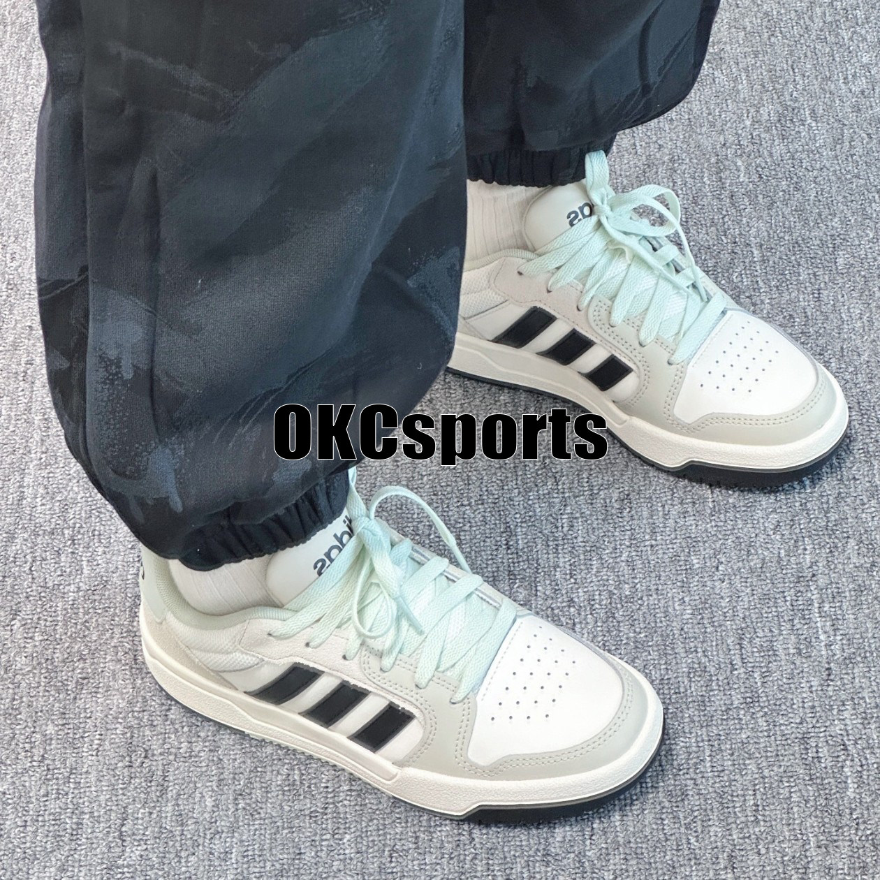 adidas neo ENTRAP休闲少年感低帮篮球板鞋男女同款运动ji2546