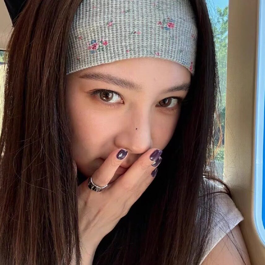2405宋妍霏同款复古vintage碎花少女发箍高级感头箍瑜伽健身发带