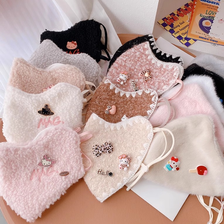 HD1212A03保暖口罩大集合！女冬季骑车加厚防风防寒户外围脖面罩