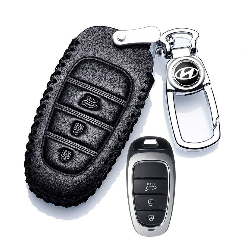 2023款北京现代第五代途胜L车钥匙套2022款途胜真皮包男士扣2021