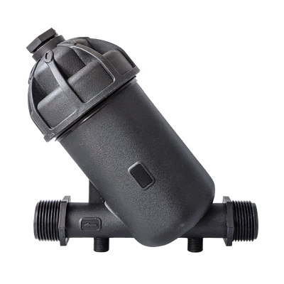 PE过滤网Y型黑管过滤泥沙杂质32 50 63雾喷滴灌4分2寸1寸半过滤器