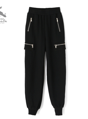 洛拉自制设计工装裤T1272