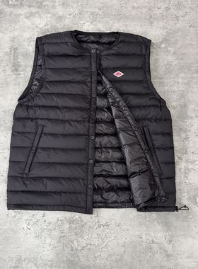 超好穿！Danton 25AW秋冬白鹅绒男女款排骨羽绒马甲坎肩内胆宽松