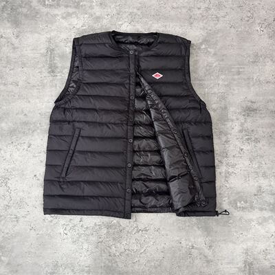 超好穿！Danton 25AW秋冬白鹅绒男女款排骨羽绒马甲坎肩内胆宽松