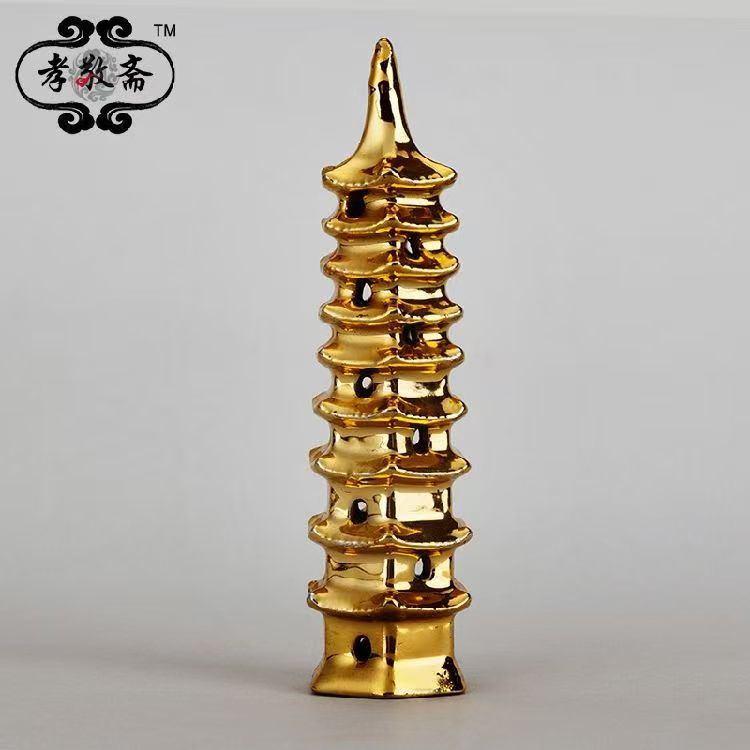 骨灰盒摆件殡葬陶瓷文昌塔