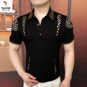 啄木鸟夏季高端时尚短袖polo衫男