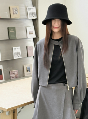 BU RIVERS-秋上新复古时尚立领休闲短款夹克S32225