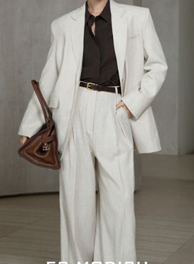 ES MODISH-韩版气质大款西装+西裤套装SET4019