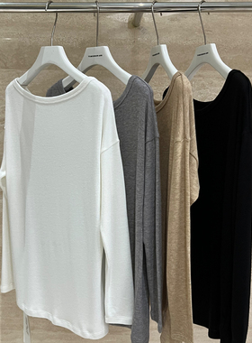 TOMORROW ANN-秋上新宽松时尚极简百搭显瘦套头小衫11755