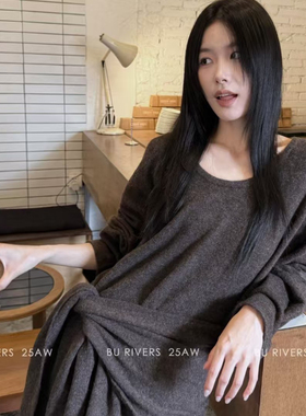 BU RIVERS荐气质百搭通勤显瘦百搭氛围感保暖毛衣含6羊毛15058