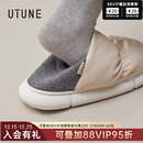加绒外穿保暖包跟棉拖鞋 王嘉尔同款 女冬季 棉鞋 男居家用 优调面包鞋
