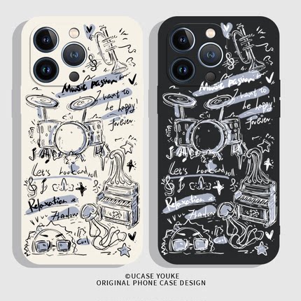 追梦女孩适用iphone15小米13华为Nova12苹果14荣耀100情侣iqooNeo8红米k70可爱ProMax女VIVOS15/RENO9手机壳