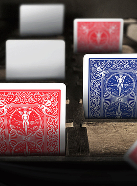 美国原装进口 Bicycle 特殊牌 原版单车扑克  魔术道具 红蓝白色