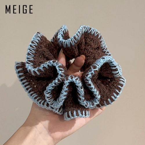 针织毛线双层大肠发圈