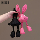 怪趣公仔可爱卡通兔子大号胸针衣服装 创意布艺玩偶别针配饰 饰个性