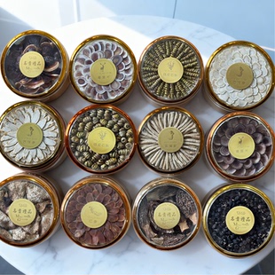 滋补伴手礼人参红参鹿茸小圆盘礼品年货节日送礼批发可选款