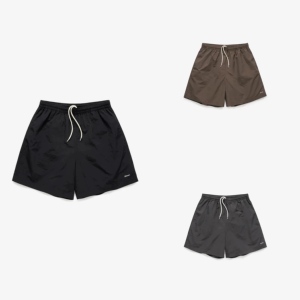 工装飞行员 JJJJOUND 24SS 余文乐日系防水尼龙宽松休闲印花短裤