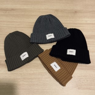 19AW 男 工装 WTAPS 经典 秋冬军事针织毛线冷帽 飞行员 BEANIE
