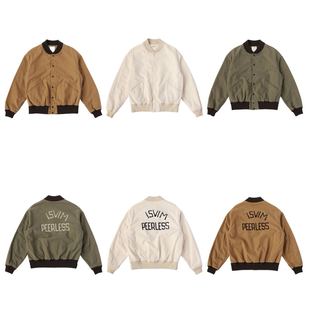 工装 VISVIM FIL 20AW JKT 日系植绒工艺棒球服夹克  飞行员