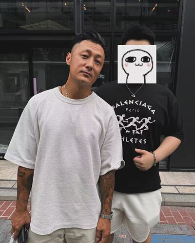 工装飞行员 BLURHMS 26SS 余文乐同款华夫格小领口圆领短袖T恤男