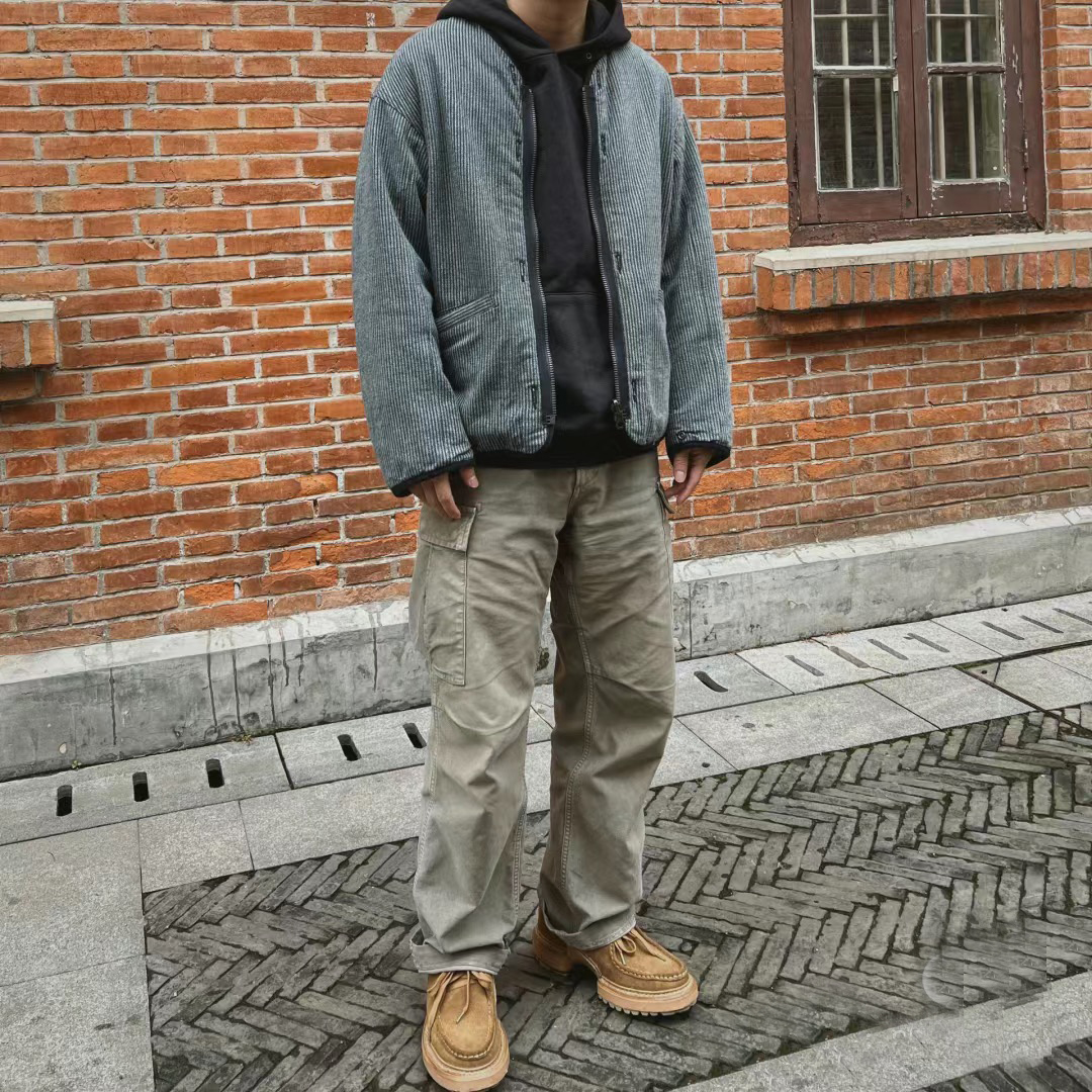 工装飞行员 VISVIM 19AW 军事风水洗工装裤大兜多口袋休闲长裤