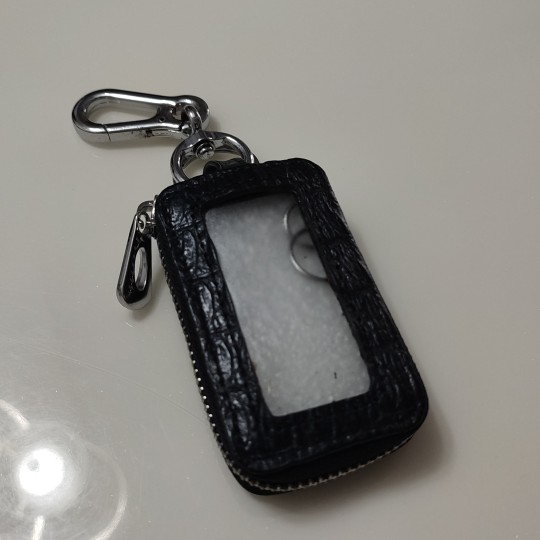 男士真牛皮汽车钥匙包鳄鱼皮纹汽钥匙包