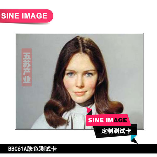 肤色测试卡欧洲女孩测试chart爱莎同款相机镜头测试图定制包邮