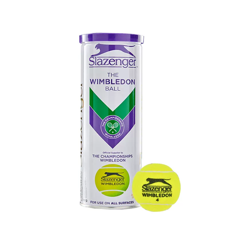 Мяч для тенниса Slazenger Schlesinger, леопардовый, для соревнований Уимблдон, тренировочный мяч, жестянка/пластиковая банка, 3/4 капсулы