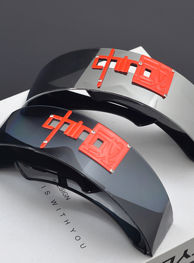 赛博朋克无框切边太阳眼镜