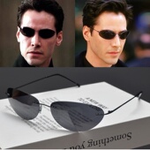 欧美复古超轻变色偏光墨镜蛤蟆镜司机驾驶遮阳无框切边朋克太阳镜