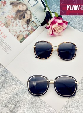 墨镜韩版网红同款大框圆形太阳镜