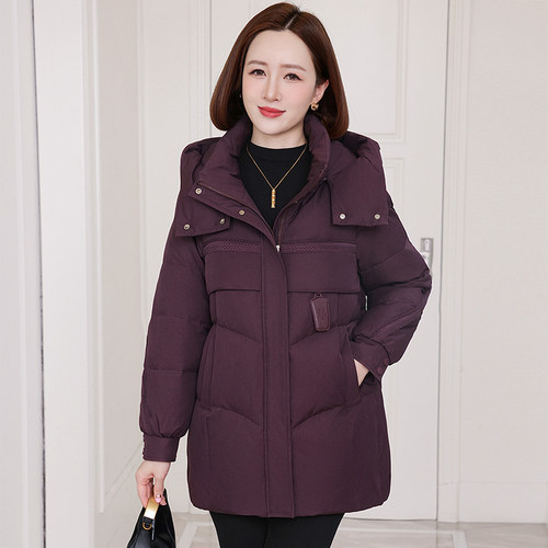 金狐狸女加厚90鸭绒保暖羽绒服