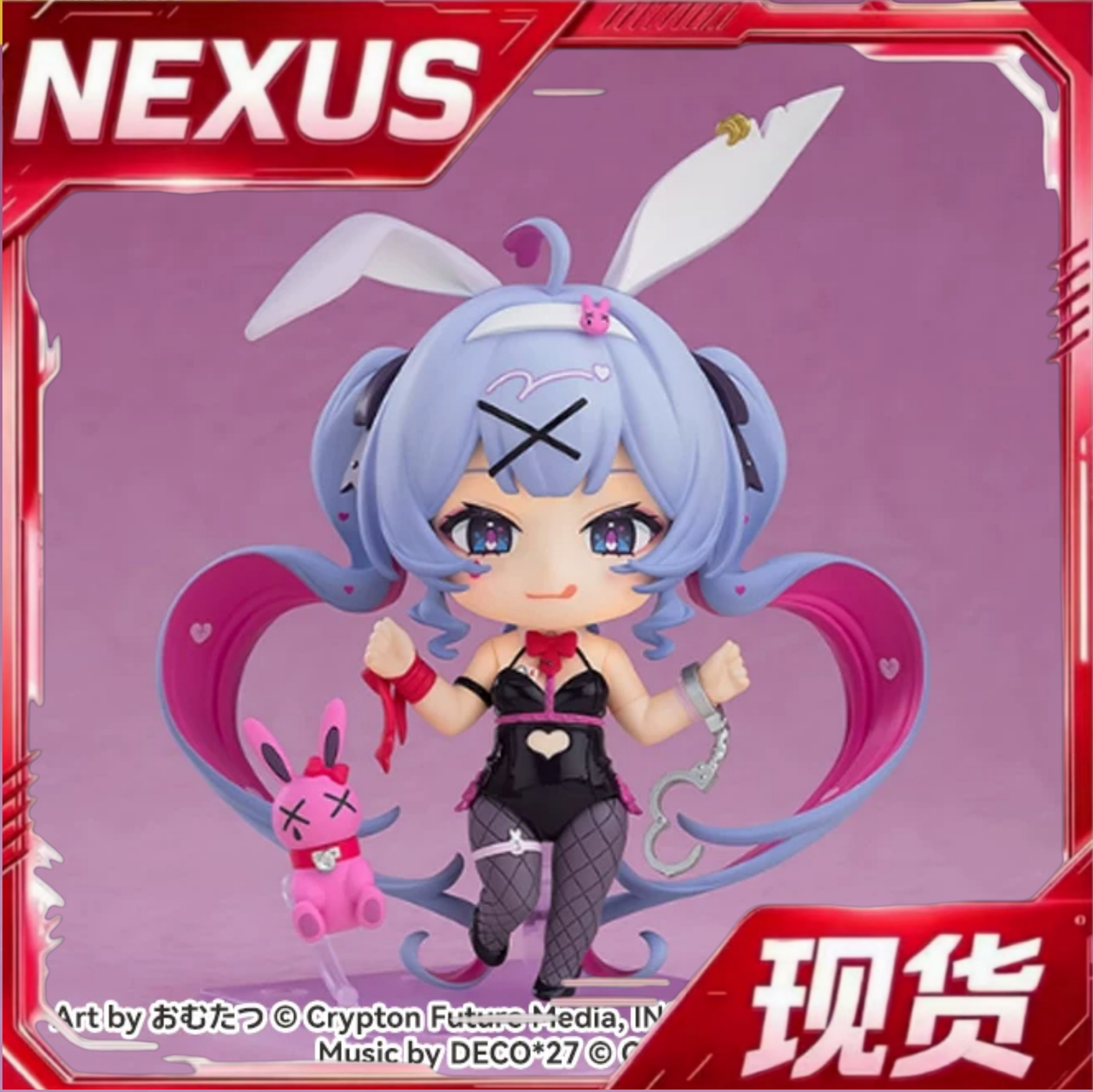 现货  粘土人 初音未来 兔子洞Ver. 手办模玩