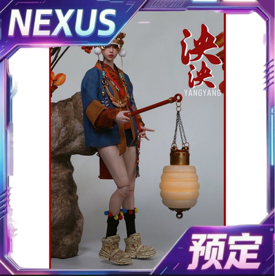 定金预售 反骨模玩时空少女泱泱1/6布衣可动人偶手办
