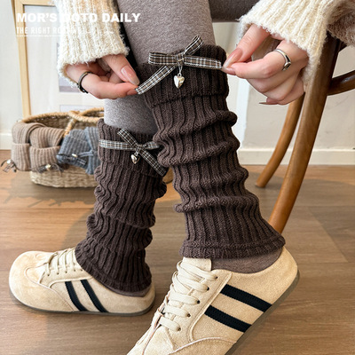 推推袜墩墩蹲蹲袜女韩版袜筒袜套脚踝脚脖堆堆套嘟嘟叠穿腿套灰色