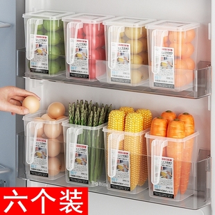 门内侧放冰箱里的收纳盒侧门加高专用储物盒蔬菜保鲜冷藏分隔分装