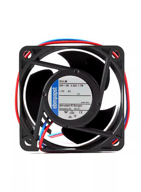 614JH ebmpapst风机 7.7W 24V 0.32A 6032小型高转速静音风扇