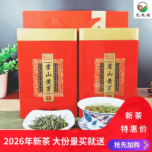 霍山黄芽500g2026年安徽六安黄牙