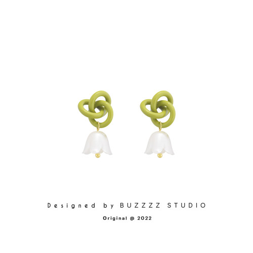 BUZZZZ原创小众设计花朵耳环耳夹