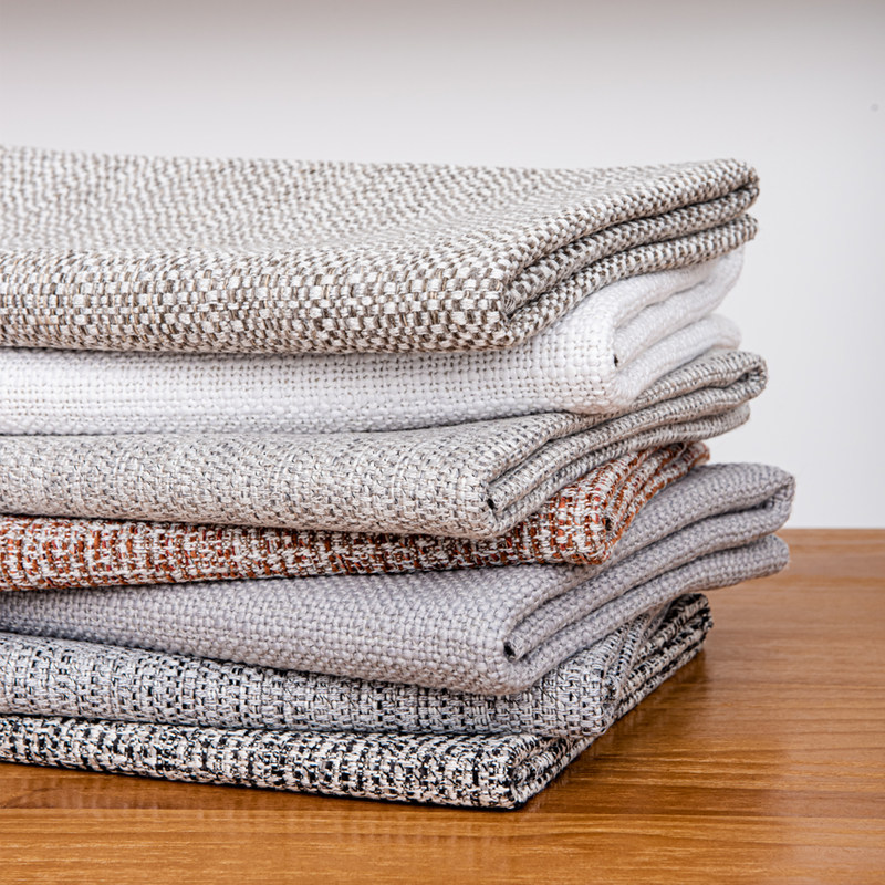 棉麻沙发套轻奢高端沙发布料加厚