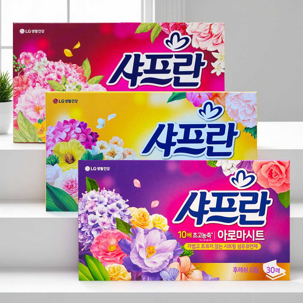韩国LG柔顺纸芳香舒福蓝抽取式柔顺纸柔顺剂韩国香纸玫瑰薰衣草